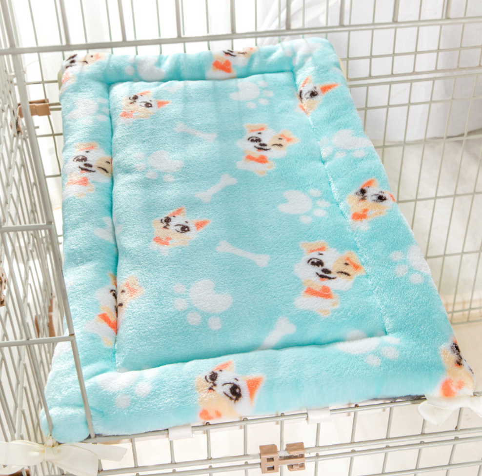 Chen Pet Soft Flannel Customize Pet Mats Fixable Cat Mats