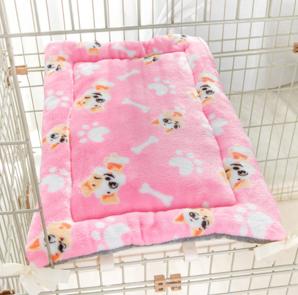 Chen Pet Soft Flannel Customize Pet Mats Fixable Cat Mats