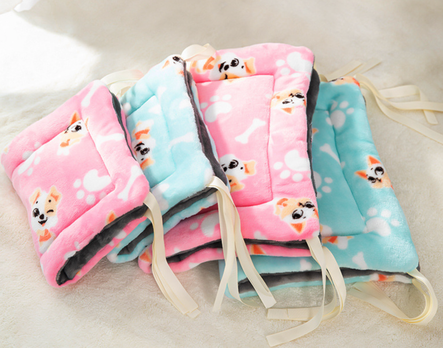 Chen Pet Soft Flannel Customize Pet Mats Fixable Cat Mats