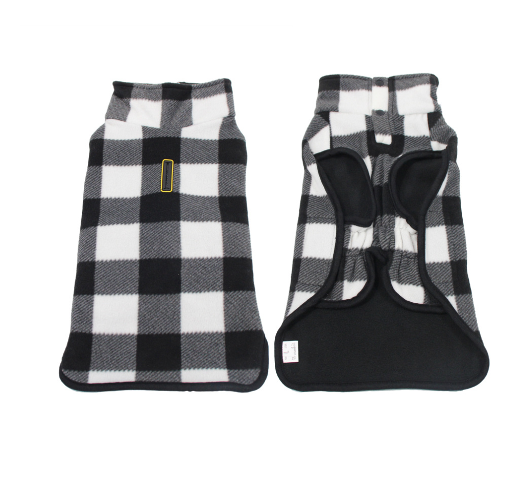 Chen Pet High Quality Pet Plaid Winter Apparel Dog Clothes