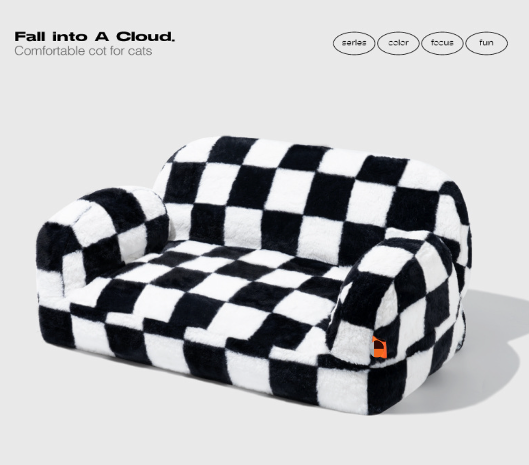 Chenpet New Arrival High Quality  Cat Sofa Easy Clean Velvet Pet Beds