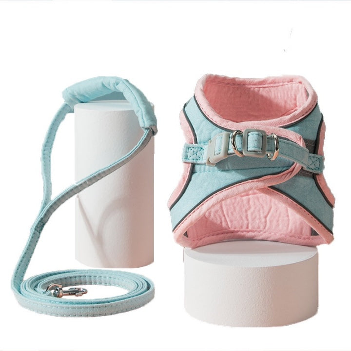Joint Color Pet Cat Chest &Leash