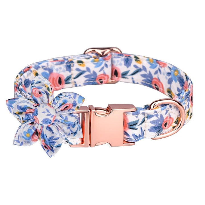 Garden flower pet collar dog collar