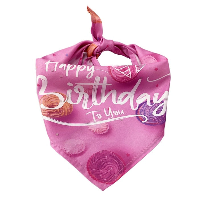 New Design Happy Birthday Party Pet Dog Drool Wipes