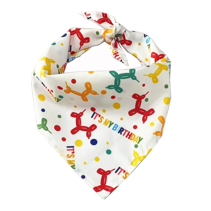 New Design Happy Birthday Party Pet Dog Drool Wipes