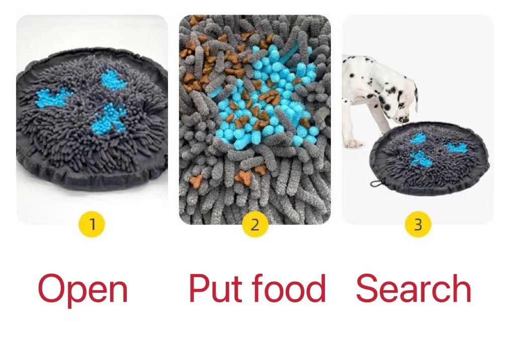 Pet Dog Snuffle Mat Help Dog Eat Slowly
