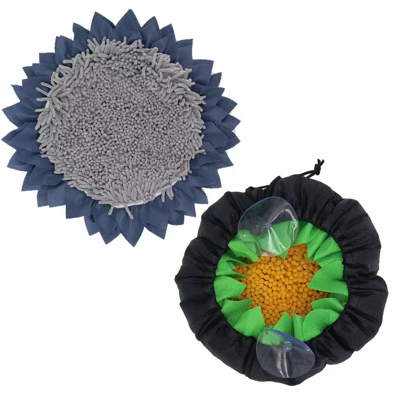 New Design Folding Dog Snuffle Mat Chenille Felt Machine Washable  Toy