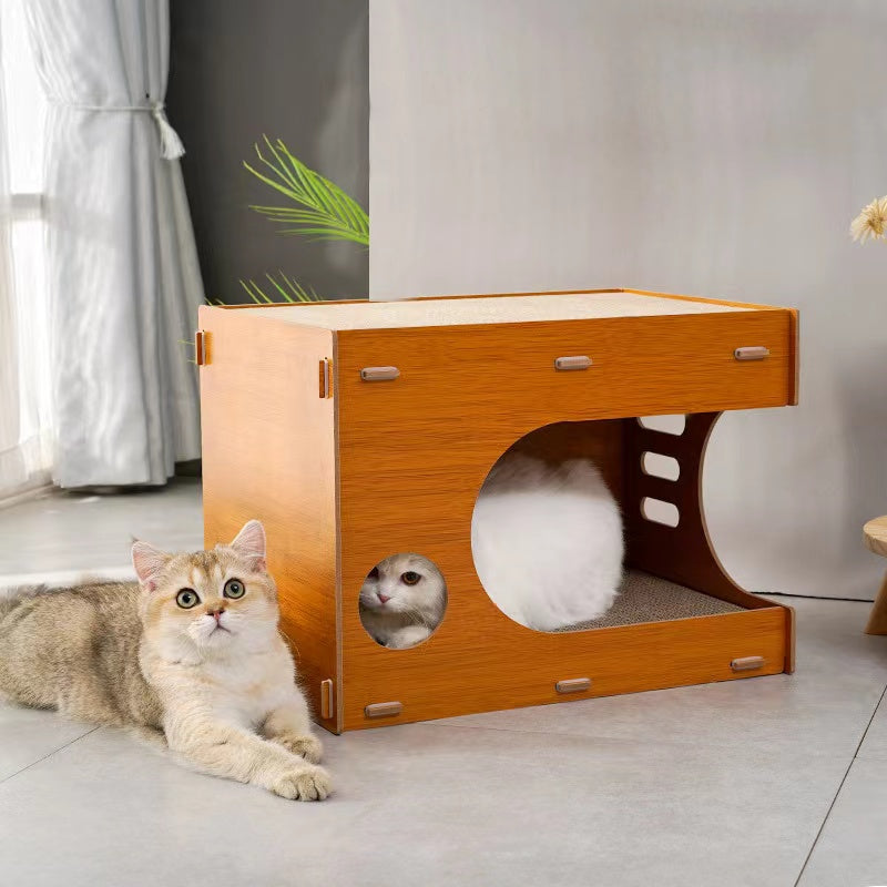 New Design Summer Cat Wooden House With Good Ventilating