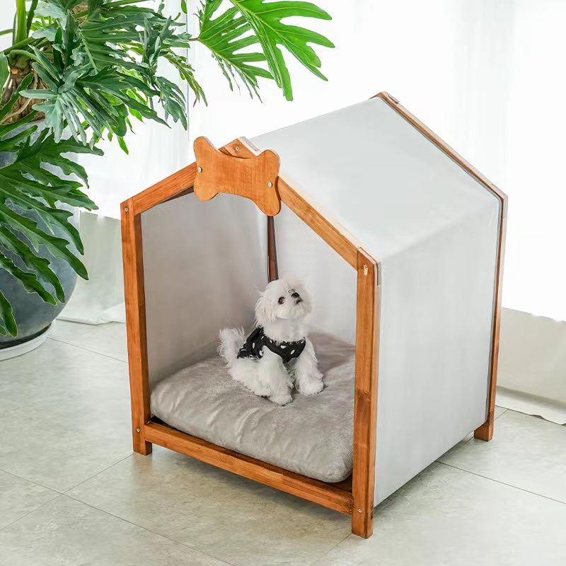 Manufacturer Solid Wooden Pet  Breathable Hose Dog  Durable Bed
