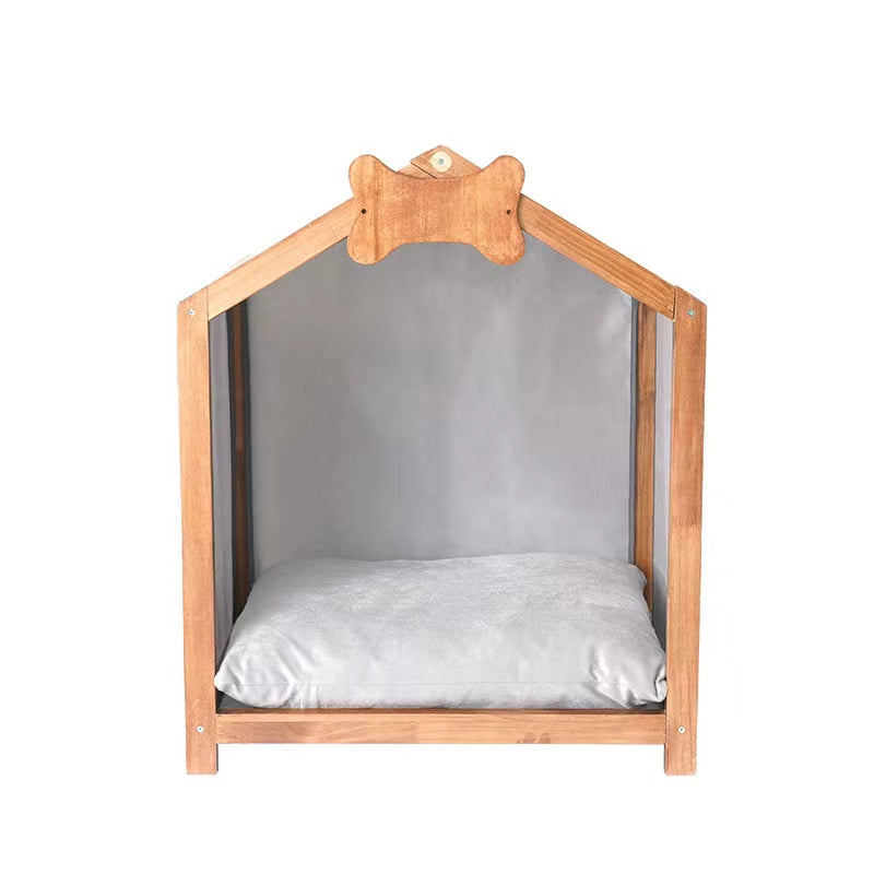 Manufacturer Solid Wooden Pet  Breathable Hose Dog  Durable Bed