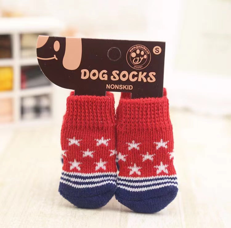 Chenpet Wholesale Christmas Dog Cute  Knit Socks With Socks