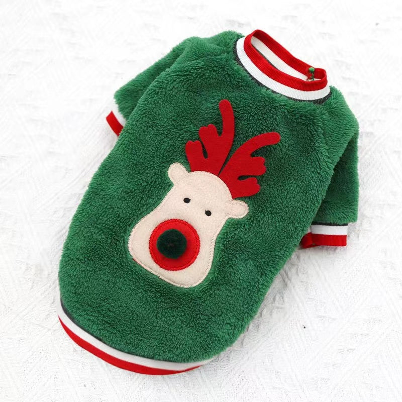 Winter Warm Christmas Pet Cloth Dog Apparel
