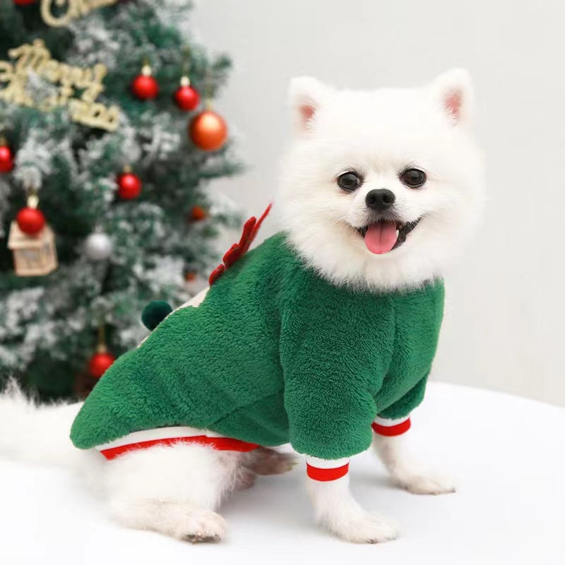 Winter Warm Christmas Pet Cloth Dog Apparel