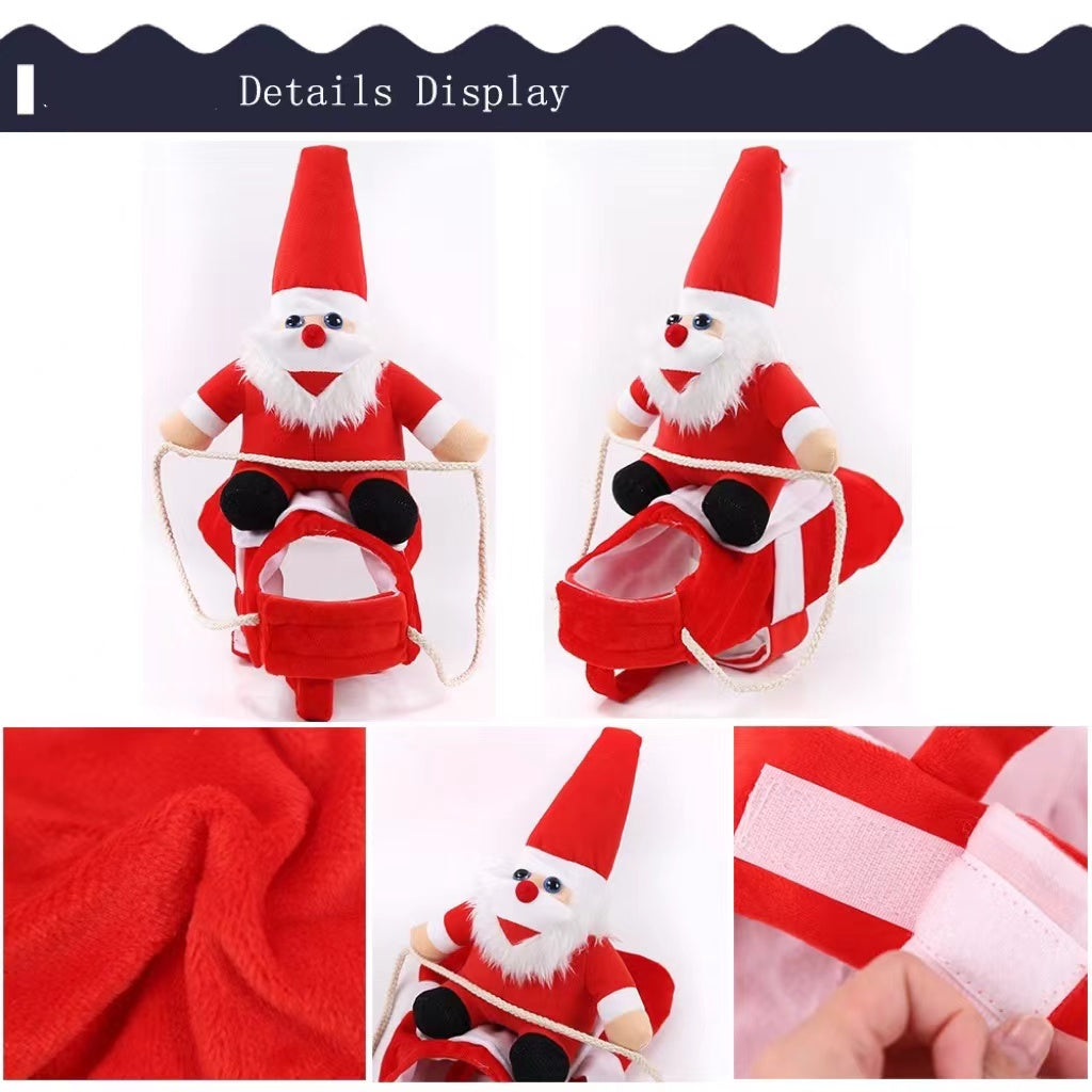 Fashionable Christmas Pet Cloth Red Winter Dog Toys