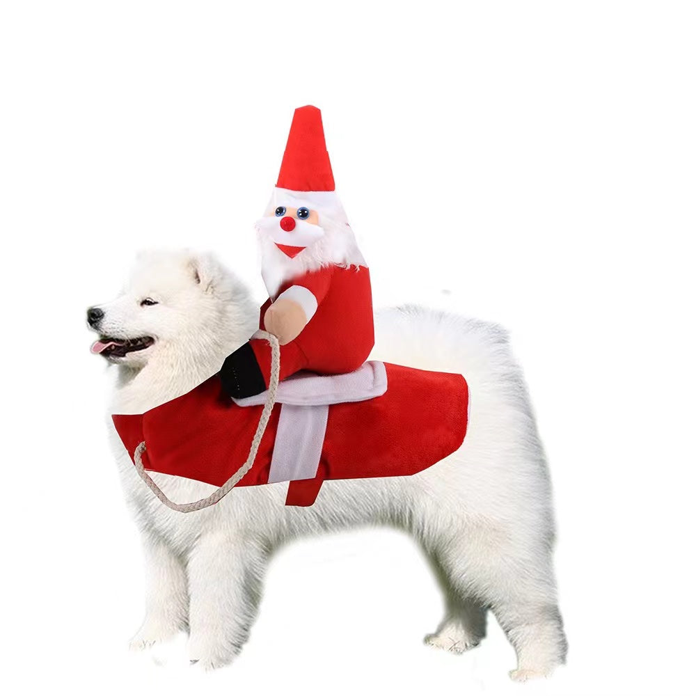 Fashionable Christmas Pet Cloth Red Winter Dog Toys