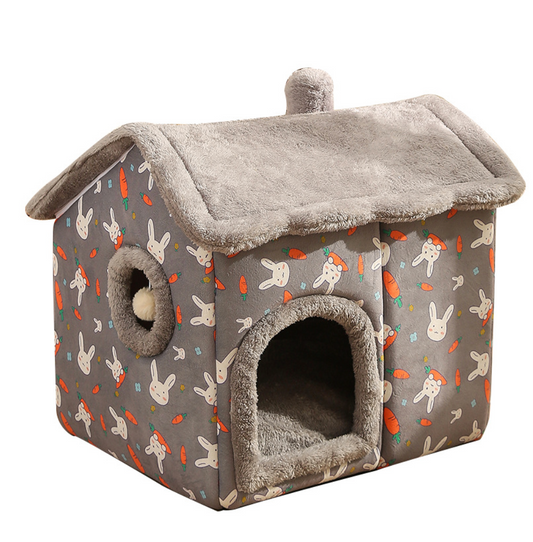 High Quality Winter  Pet Plush Cat House Pet House