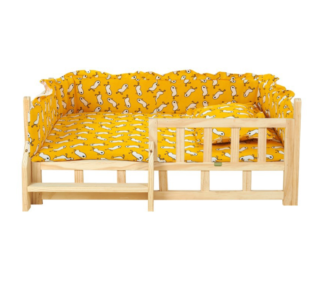 Chen Pet High Quality Solid Wooden Pet Bed Thickness And Toughness Dog Bed