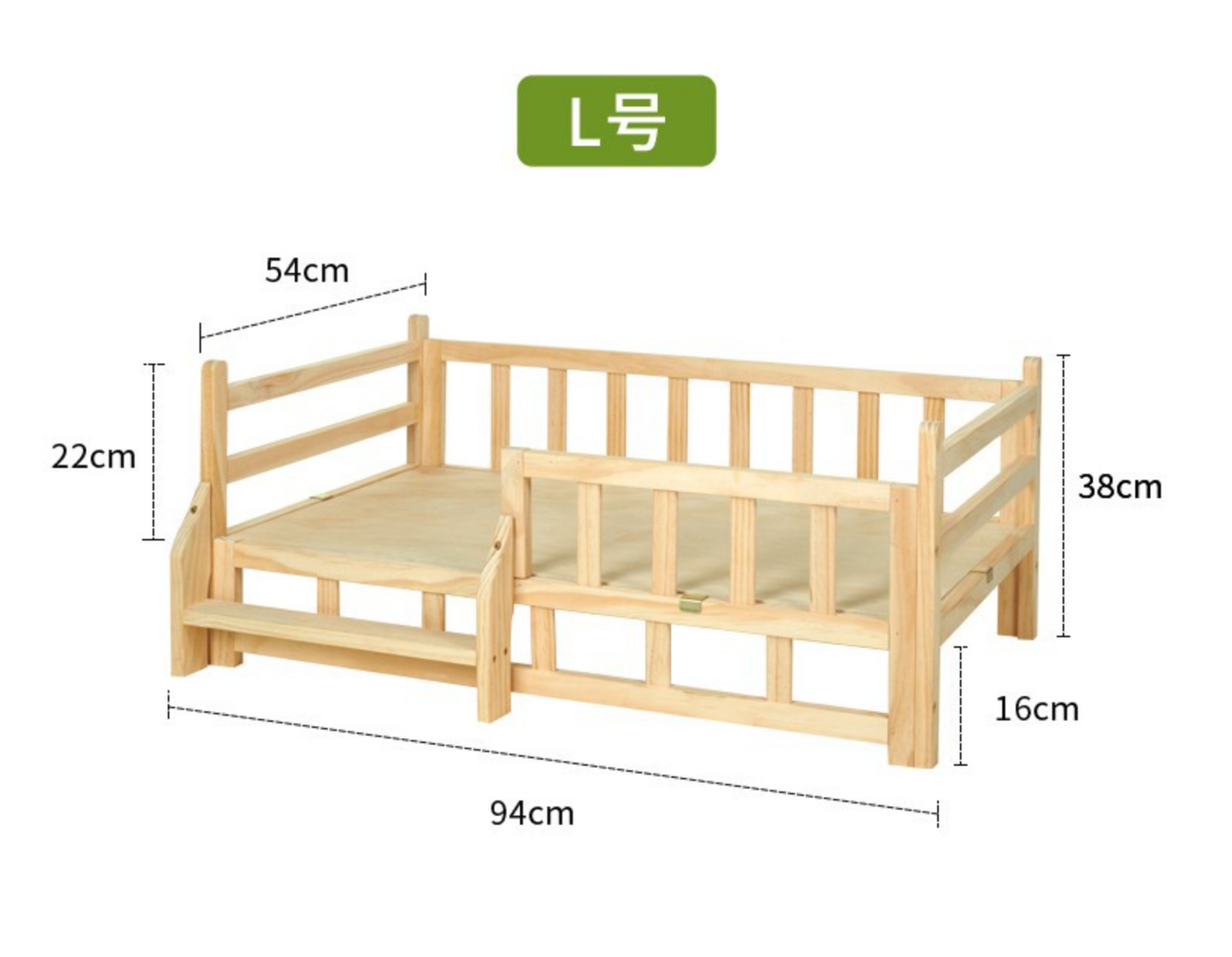 Chen Pet High Quality Solid Wooden Pet Bed Thickness And Toughness Dog Bed