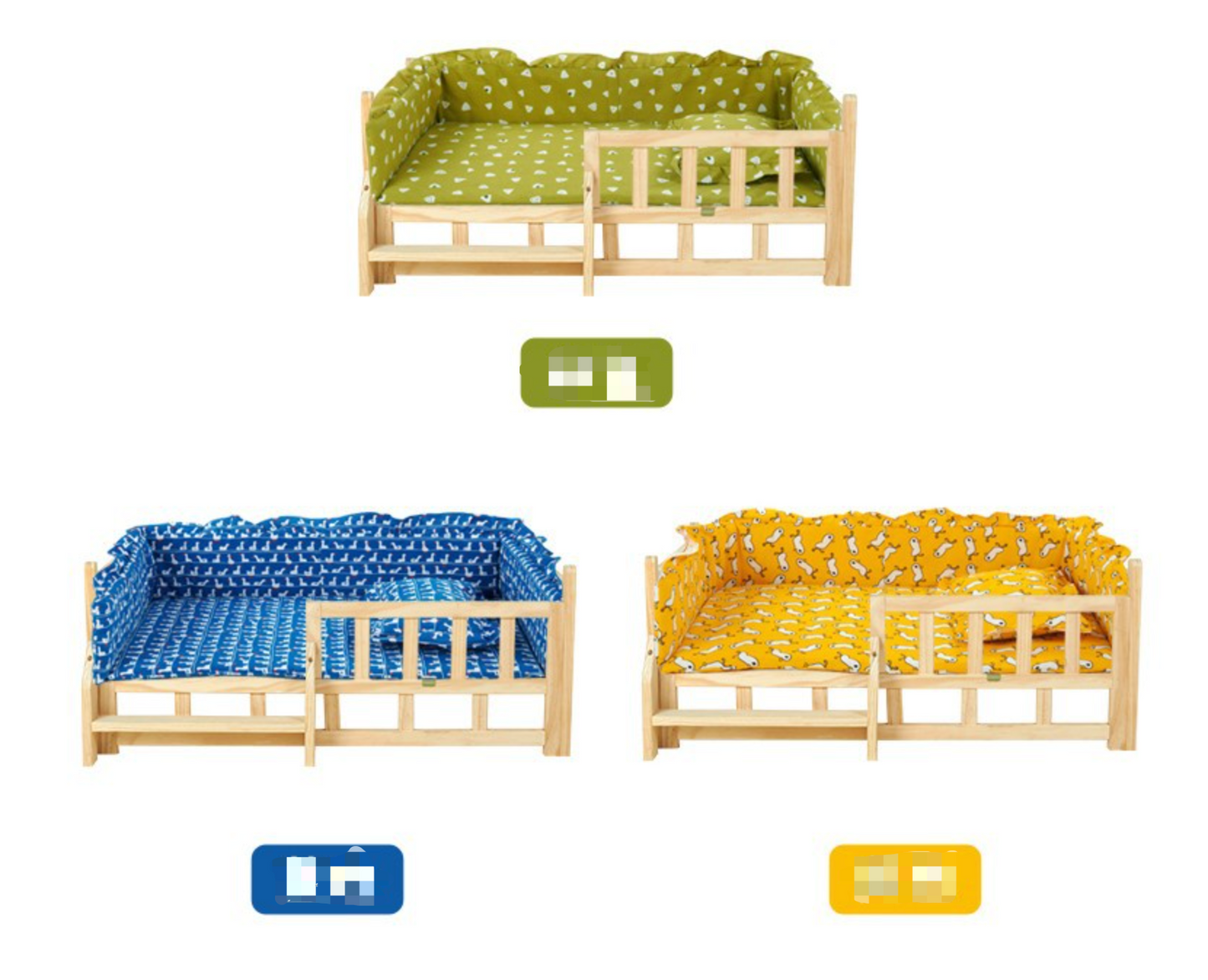 Chen Pet High Quality Solid Wooden Pet Bed Thickness And Toughness Dog Bed