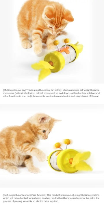 Chenpet Hot Selling Cat Funny Feather Toys Pet ABS Toys