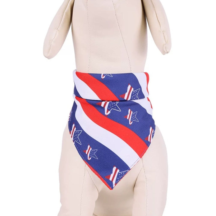 Amazon Hot Selling  American Flag Double-deck Dog  Drool Wipes