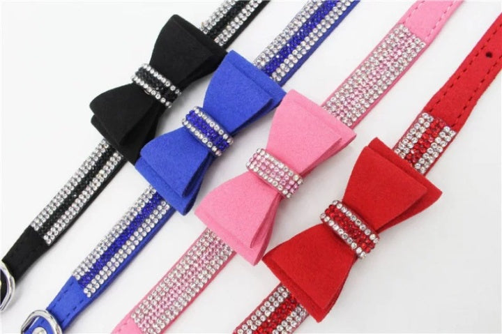 Lovely Bowknot Style Colorful Pet Collar