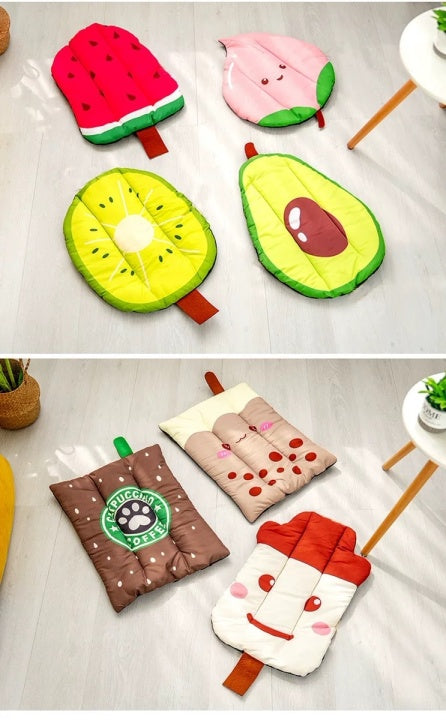 Chen Pet  Exclusive New Multiple-choice Fruit Style Pet Mat