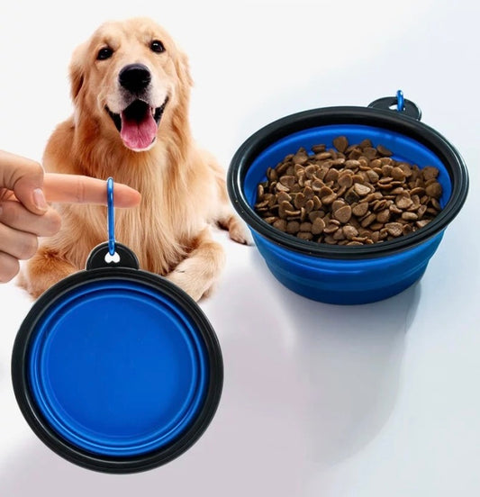 Colorful ABS Folding Feeder Bowl
