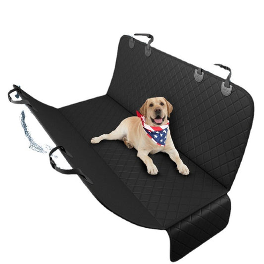 Wholesale Custom Waterproof Dog Car Seat Cover with Front Mesh and Pet Seat Belt
