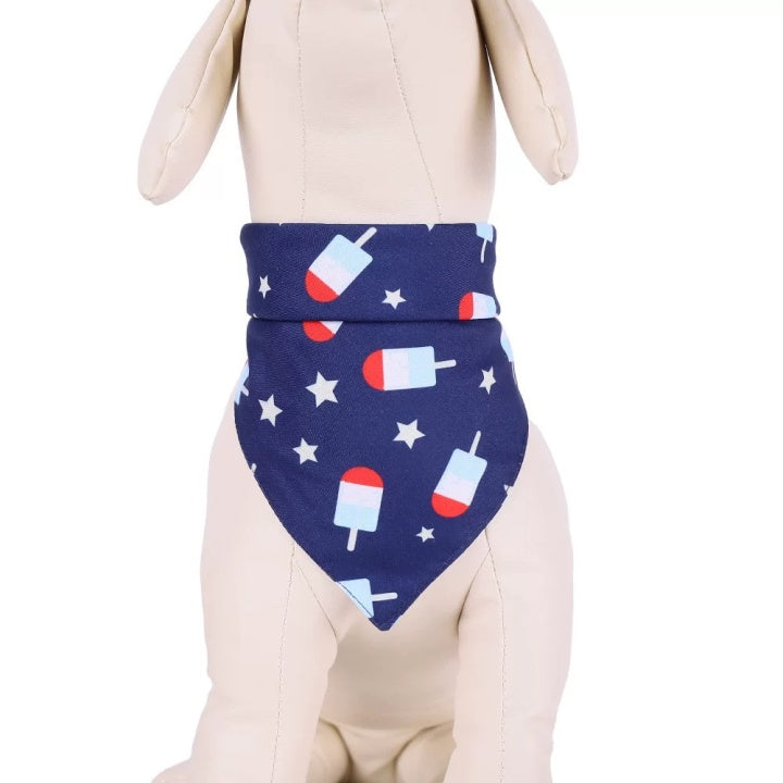 Amazon Hot Selling  American Flag Double-deck Dog  Drool Wipes