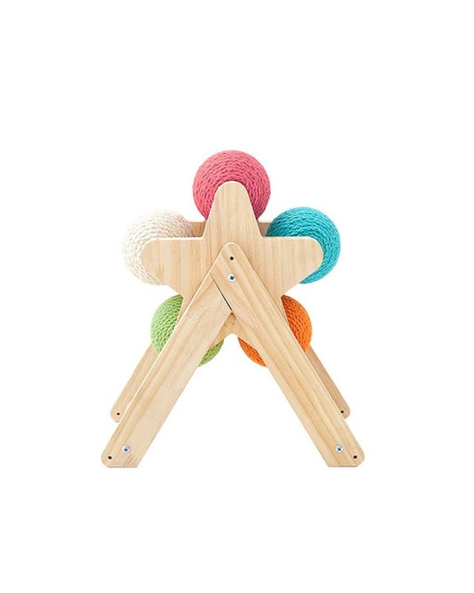 Chenpet New Design Of Cat Play Wooden Cat Scratcher