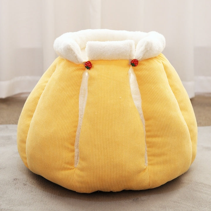 Chenpet New Design Corduroy Pet Bed Cozy Pet House