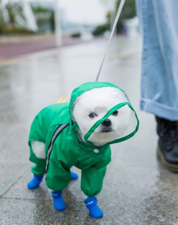 Hot Sell Cute Waterproof Pet Dog Rain Coat