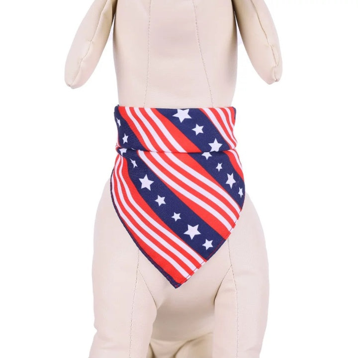 Amazon Hot Selling  American Flag Double-deck Dog  Drool Wipes