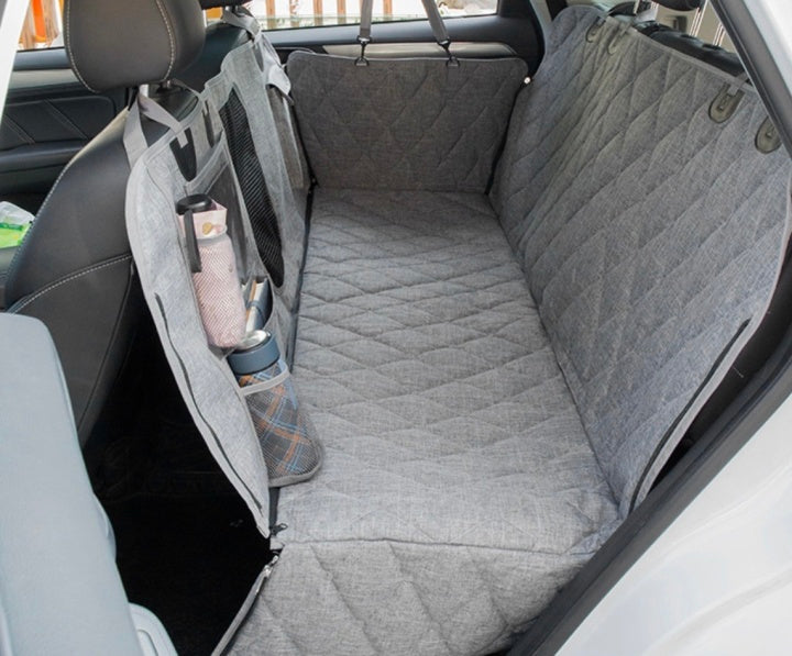 Manufacturer Wholesale Print Bone Pattern Waterproof Dog Car Seat Cover SUV Dog Mat