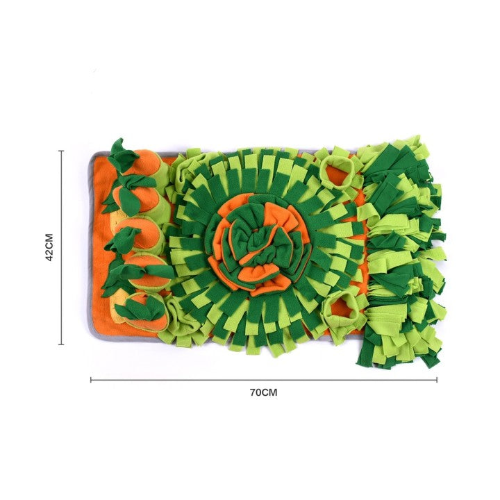 New Carrot Design Pet Snuffle Eat Slowly Mat
