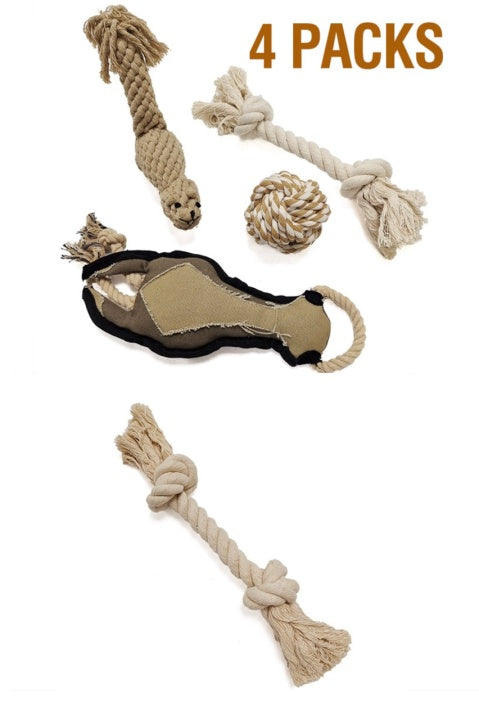 Chenpet New Design Wholesale Pet Cotton Rope Chew Dog Play Toys Set