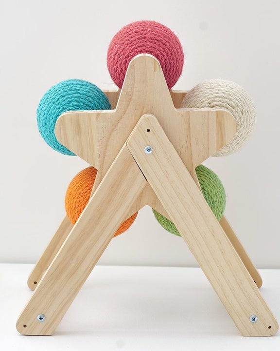 Chenpet New Design Of Cat Play Wooden Cat Scratcher