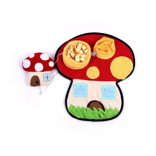 High Quality Polar Fleece Mushroom Style Pet Snuffle Mats