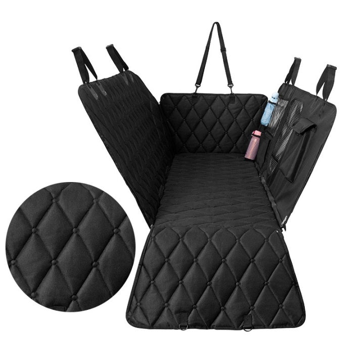 Manufacturer Wholesale Print Bone Pattern Waterproof Dog Car Seat Cover SUV Dog Mat