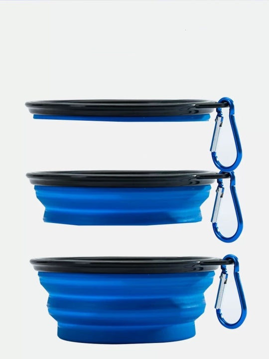 Colorful ABS Folding Feeder Bowl