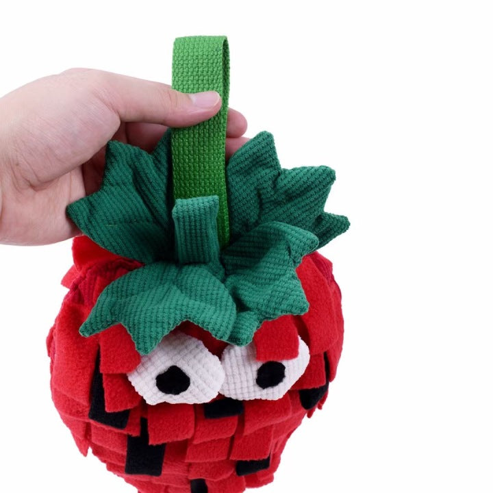 Chenpet High Quality Strawberry Style Of Pet Feeding Play Toys